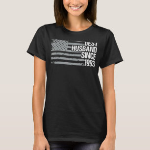 Camiseta Melhor Marido desde 1993 29º Aniversário de Casame