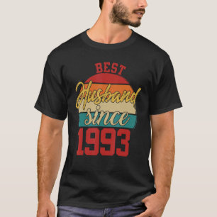 Camiseta Melhor Marido Desde 1993 Casal Epic 31º Casamento