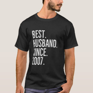 Camiseta Melhor Marido Desde Annive De Casamento De Casais 