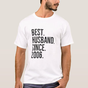 Camiseta Melhor Marido Desde Annive De Casamento De Casais 