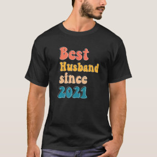 Camiseta Melhor marido desde o aniversário de casamento de 