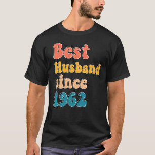Camiseta Melhor marido desde o aniversário de casamento de 