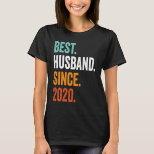 Camiseta Melhor Marido do Ano Desde 2020 3º aniversário de
