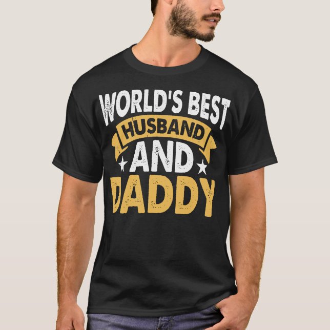 Camiseta melhor marido e pai do mundo (Frente)