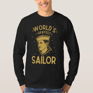Camiseta Melhor Marinheiro do Mundo Humor de Navegação Sa