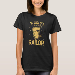 Camiseta Melhor Marinheiro do Mundo Humor de Navegação Sar
