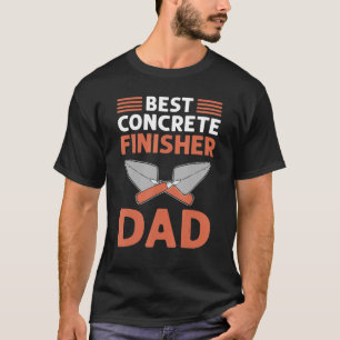 Camiseta Melhor Mason Concreto De Cimento De Pai De Finaliz
