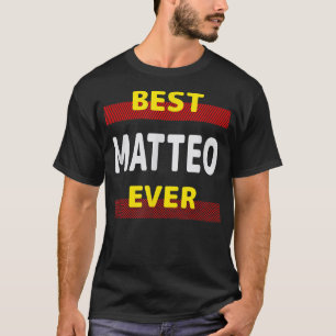 Camiseta Melhor Matteo Alguma Vez Amigos Nome Apelido Buddy