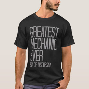 Camiseta Melhor Mecânico de Todos os Tempos