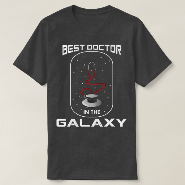 Camiseta Melhor médico na galáxia (Frente do Design)