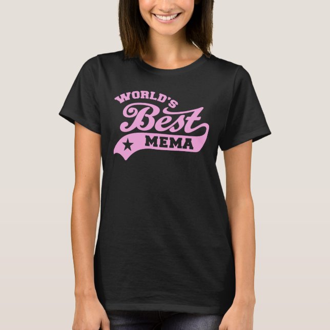 Camiseta Melhor Mema do Mundo (Frente)
