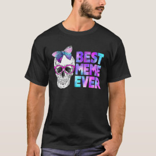 Camiseta Melhor Meme da Galáxia da Mãe do Arco Cor-de-Rosa