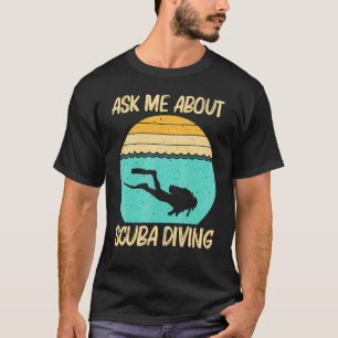 Camiseta Melhor Mergulho com Cilindro para Homens Mulheres