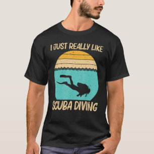 Camiseta Melhor Mergulho Scuba Para Mulheres Profissionais 