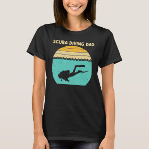 Camiseta Melhor Mergulho Scuba Para Pais Profissionais Scub