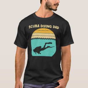 Camiseta Melhor Mergulho Scuba Para Pais Profissionais Scub
