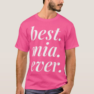 Camiseta Melhor Mia Nomes de Alguma Vez Mulher Personalizad