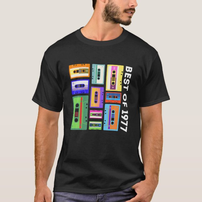 Camiseta Melhor Mistura De Fita De Cassete 80S 90S E 877 (Frente)