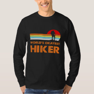 Camiseta Melhor Montanhista do Mundo Vintage Retro Caminhad