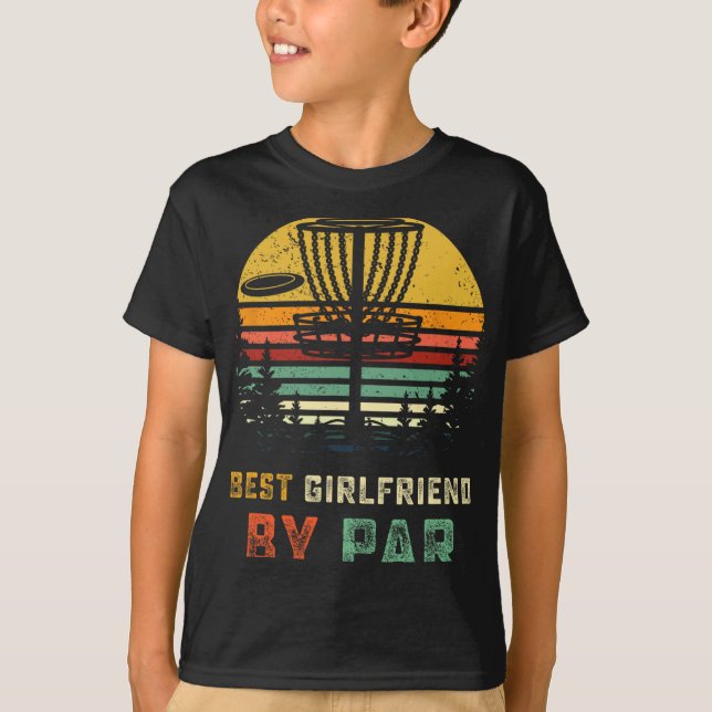 Camiseta Melhor Namorada Disc Golf Gf Frisbees Disk Golfer  (Frente)