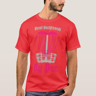 Camiseta Melhor Namorada Por Cha Do Jogador De Golfe De Dis