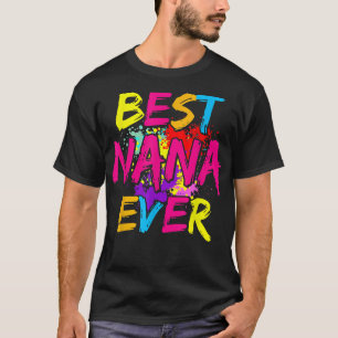 Camiseta Melhor Nana de Sempre Família Colorida Corresponde