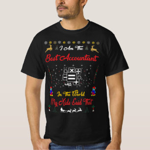 Camiseta Melhor Natal Contabilista