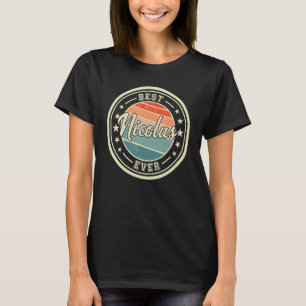Camiseta Melhor Nicolas Nunca teve piada dizendo nome Nicol