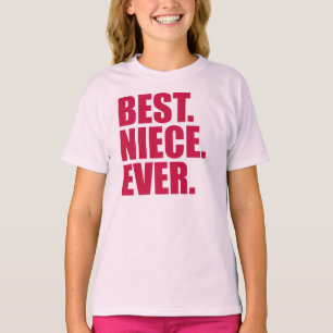 Camiseta Melhor. Niece. Nunca. (rosa)