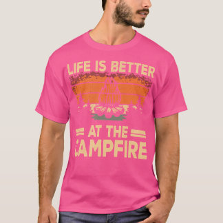 Camiseta Melhor No Acampamento Ao Longo Da Campanha