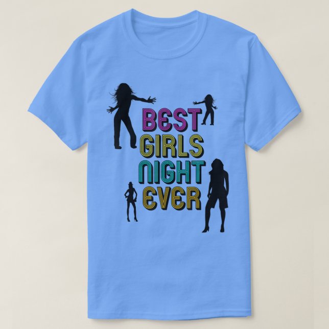 Camiseta Melhor Noite De Meninas (Frente do Design)