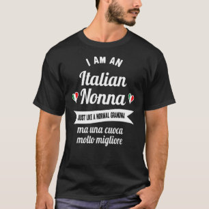 Camiseta Melhor Nonna Italiana - Avó e Excelente Italiano
