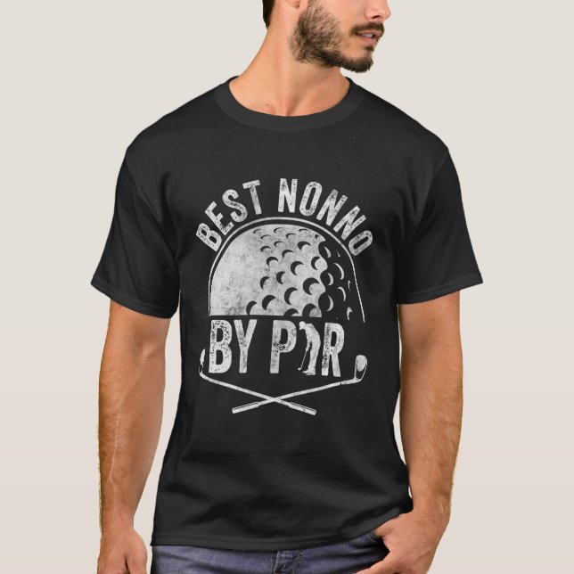 Camiseta Melhor Nonno De Par Golf Esportivo Golf Golfe (Frente)