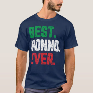 Camiseta Melhor Nonno de Todos os Tempos Família Divertida