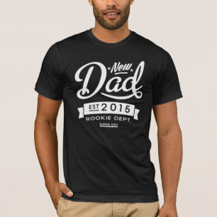 Camiseta Melhor Novo papai Escuro 2015