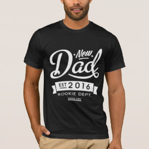 Camiseta Melhor Novo papai Escuro 20XX