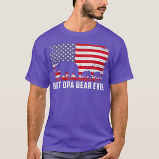 Camiseta Melhor Opa Bear De Todos Os Estados Unidos Dia de 