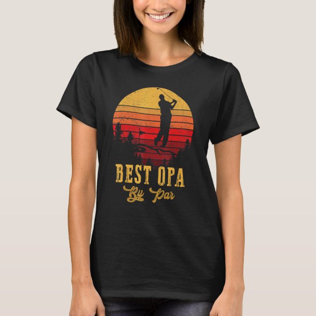 Camiseta Melhor Opa De Par Padre Golf Golfe 1 (Frente)