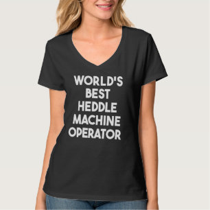 Camiseta Melhor Operador de Máquina de Obra do Mundo