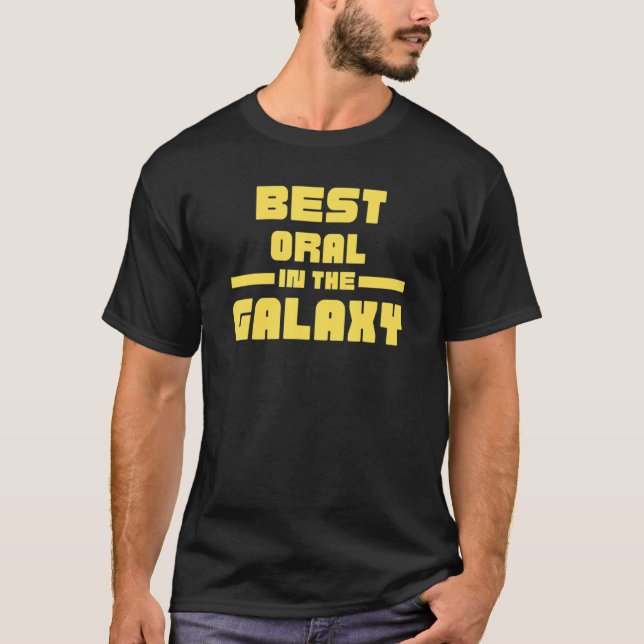 Camiseta Melhor Oral Na Galáxia (Frente)
