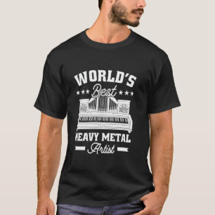 Camiseta Melhor Org de Jogador de Órgãos da Pipe do Mundo O