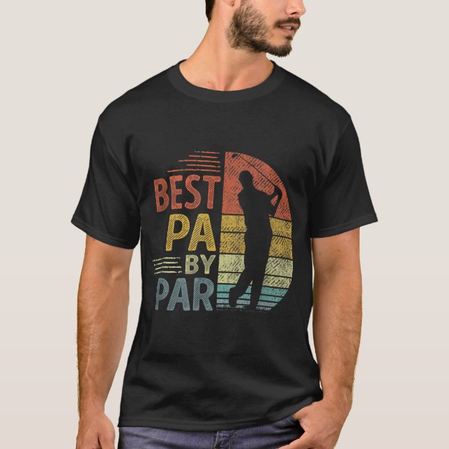 Camiseta Melhor Pa por Dia de os pais Par Golf Gift Avô (Frente)