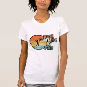 Camiseta Melhor Padrasto por Par Vintage Golf Vector Design