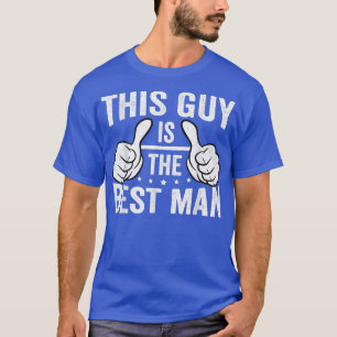 Camiseta Melhor Padrinho de casamento De Casamento Homem So