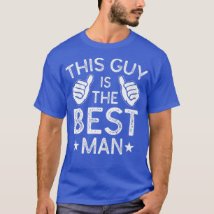 Camiseta Melhor Padrinho de casamento De Casamento Homem So
