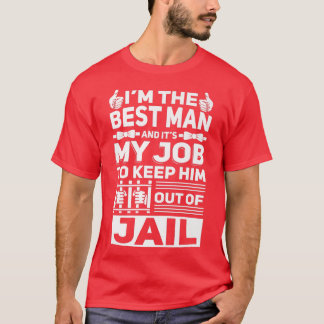 Camiseta Melhor Padrinho de casamento De Casamento Homem So