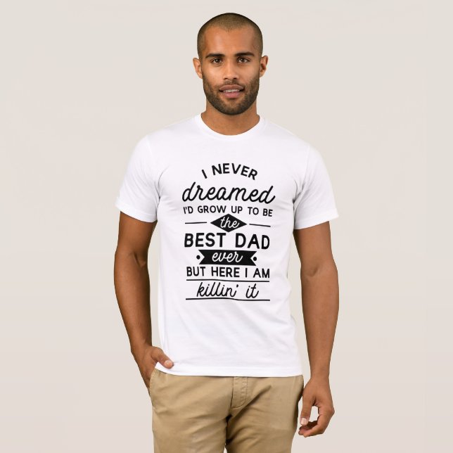 Camiseta Melhor Pai (Frente Completa)