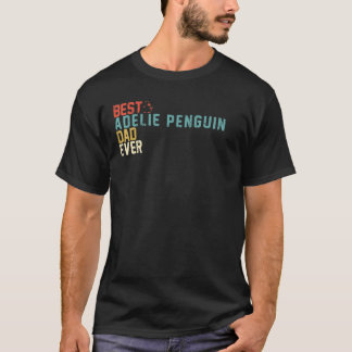 Camiseta Melhor Pai ADELIE PENGUIN Ever Retro Vintage