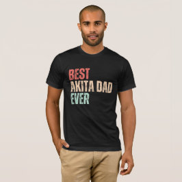 Camiseta Melhor Pai Akita De Fynny