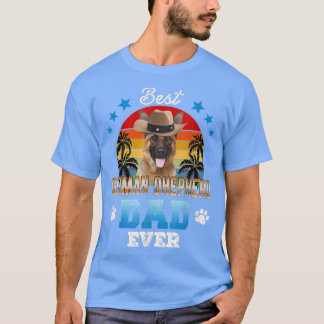 Camiseta Melhor Pai Alemão De Dhepherd Nunca O Melhor Pai C